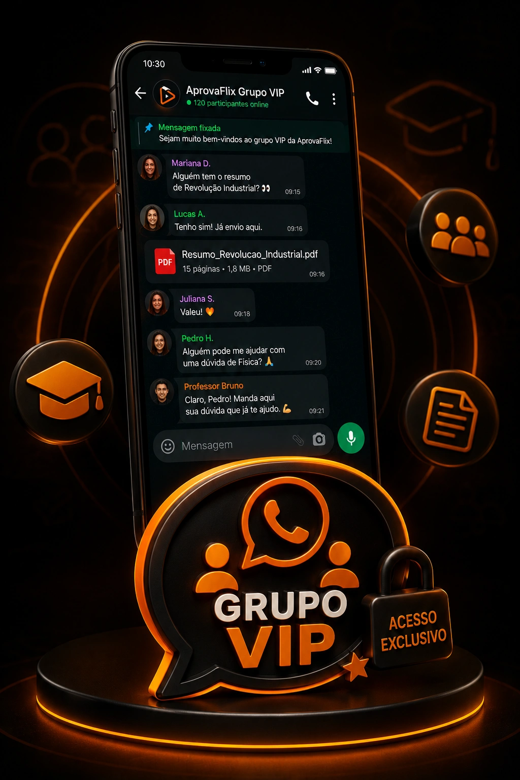 Acesso ao Grupo VIP no WhatsApp