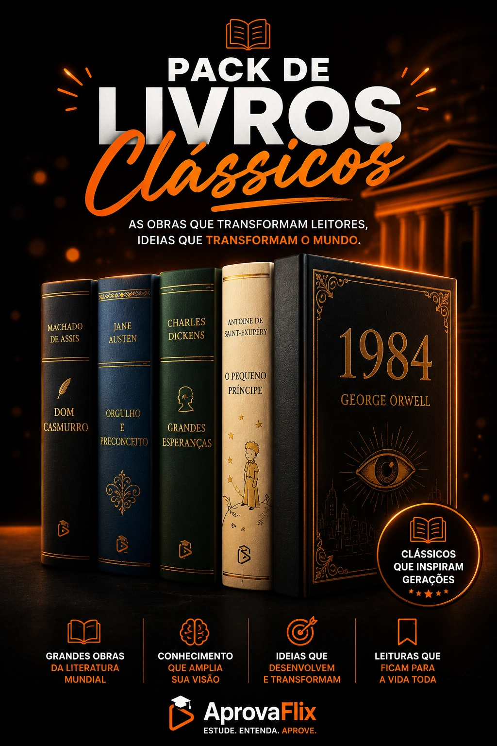 Pack de Livros Clássicos
