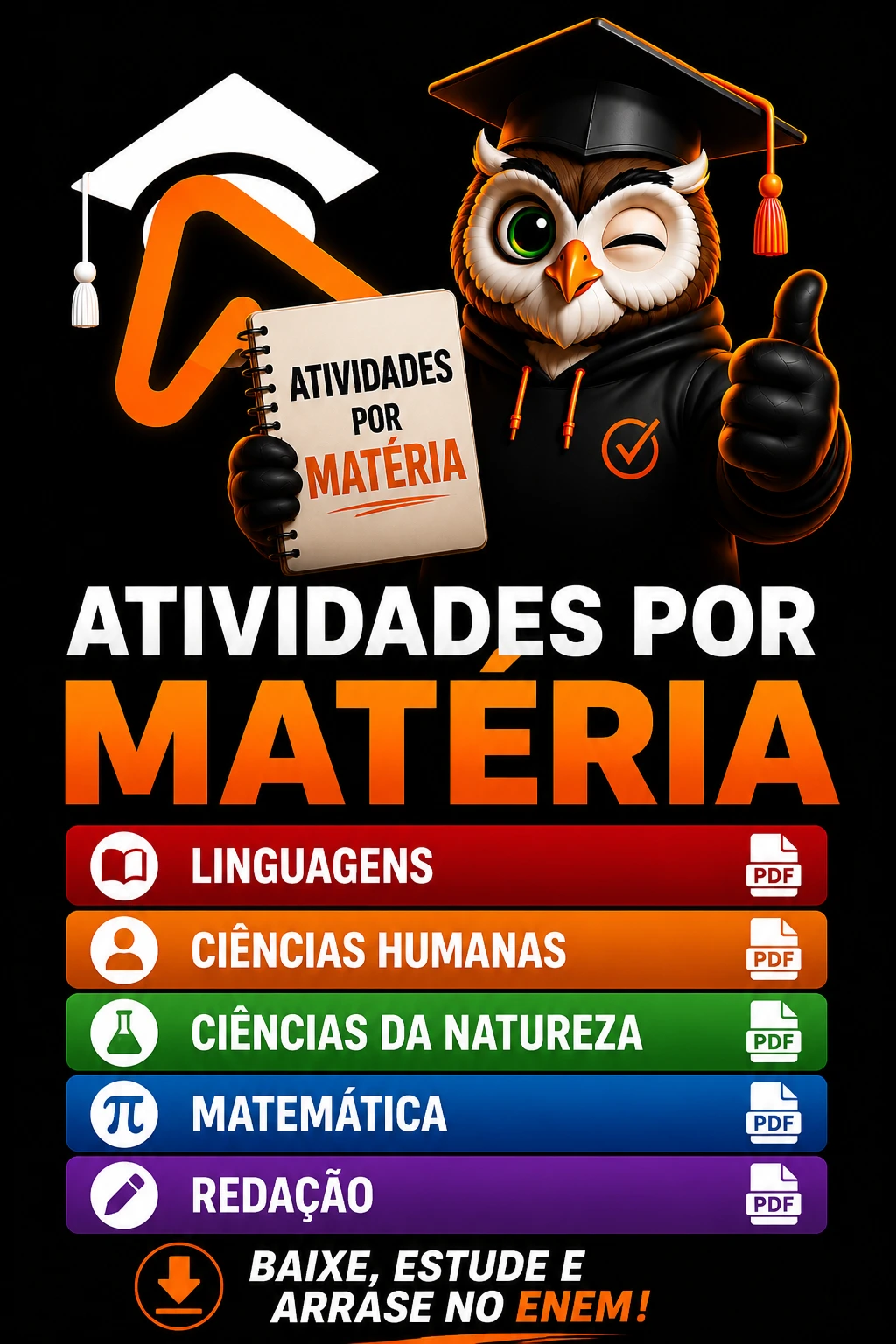 Atividades por Matéria
