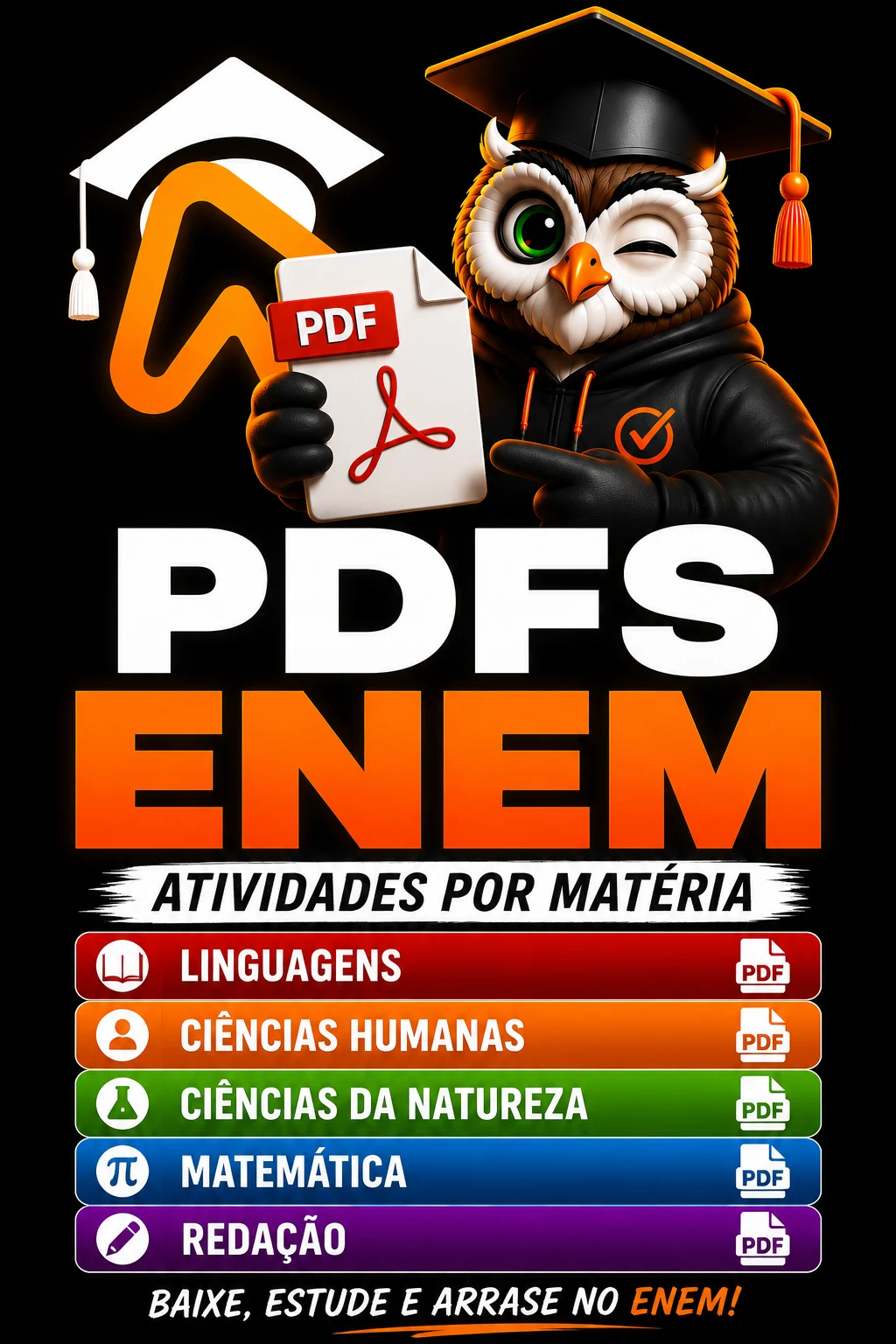PDFs ENEM Atividades por Matéria